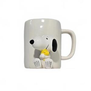 Rae Dunn X Peanuts Snoopy & Woodstock BEST PALS Mug / EUC
